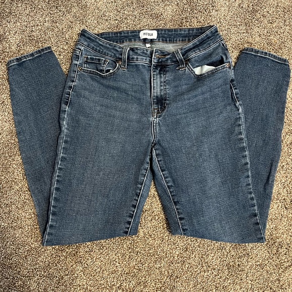 Pistola Denim Aline Ankle Skinny Blue Jeans Dark Wash Women’s Size 29 / Size 8 - Picture 3 of 10